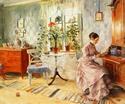 An Interior with a Woman Reading
Picture # 2732